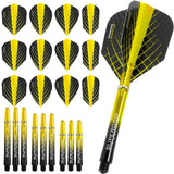 Harrows Quantum Fusion - Flight & Shaft Combo Kit - Mixed - Yellow