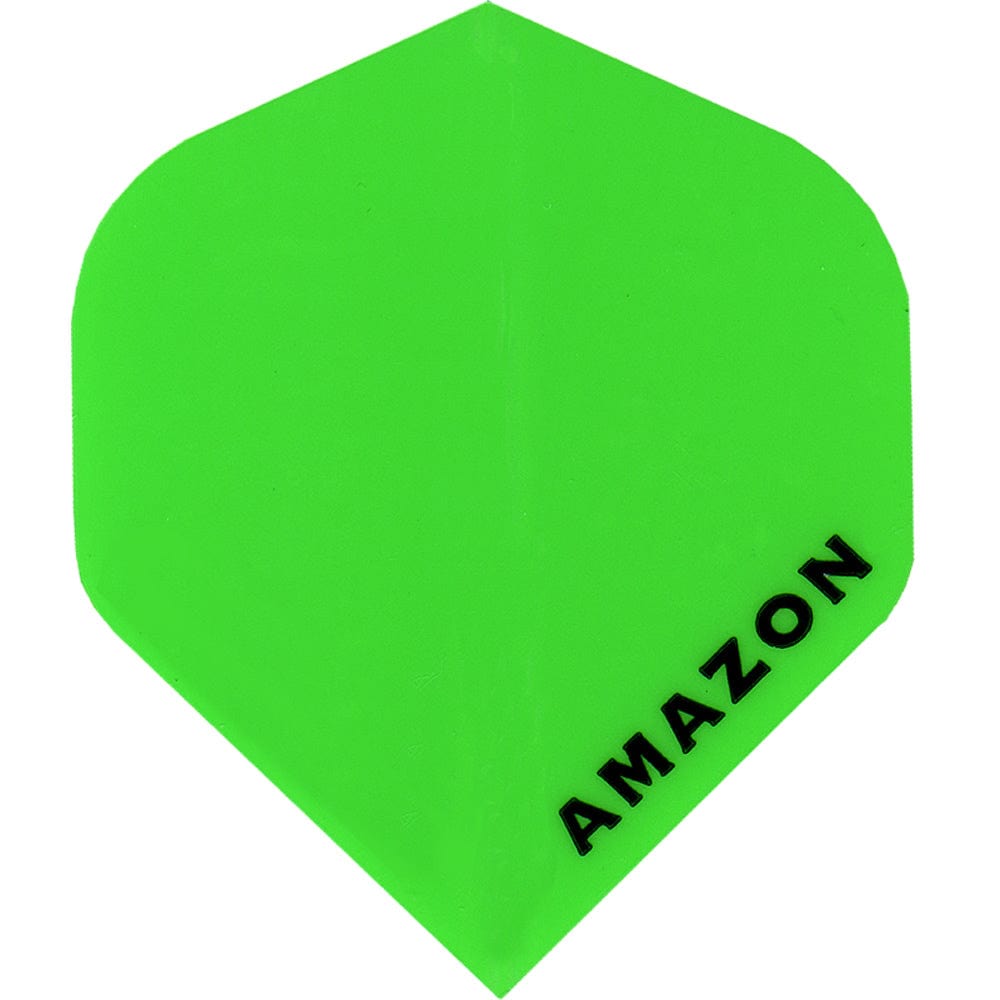 Amazon Dart Flights - Standard Shape - 100 Micron - Plain Green