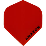 Amazon Dart Flights - Standard Shape - 100 Micron - Plain Red