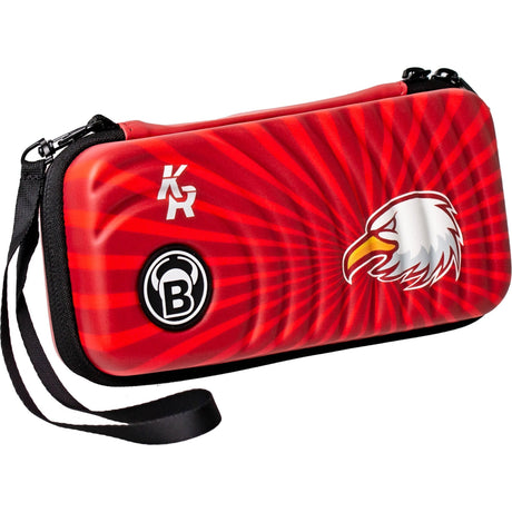 BULL'S Orbis Dart Case - S - Strong EVA - Red - Krzysztof Ratajski - Polish Eagle