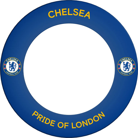 Chelsea Football Dartboard Surround - Official Licensed - Chelsea FC - S2 - Pride Of London - Yellow