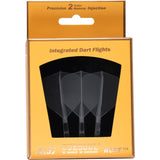 Cuesoul Rost T19 Integrated Dart Shaft and Flights - Big Wing - Clear with Clear Flight