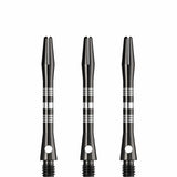 Designa Multiline Aluminium Shafts - Regrooved - Gun Metal Tweenie