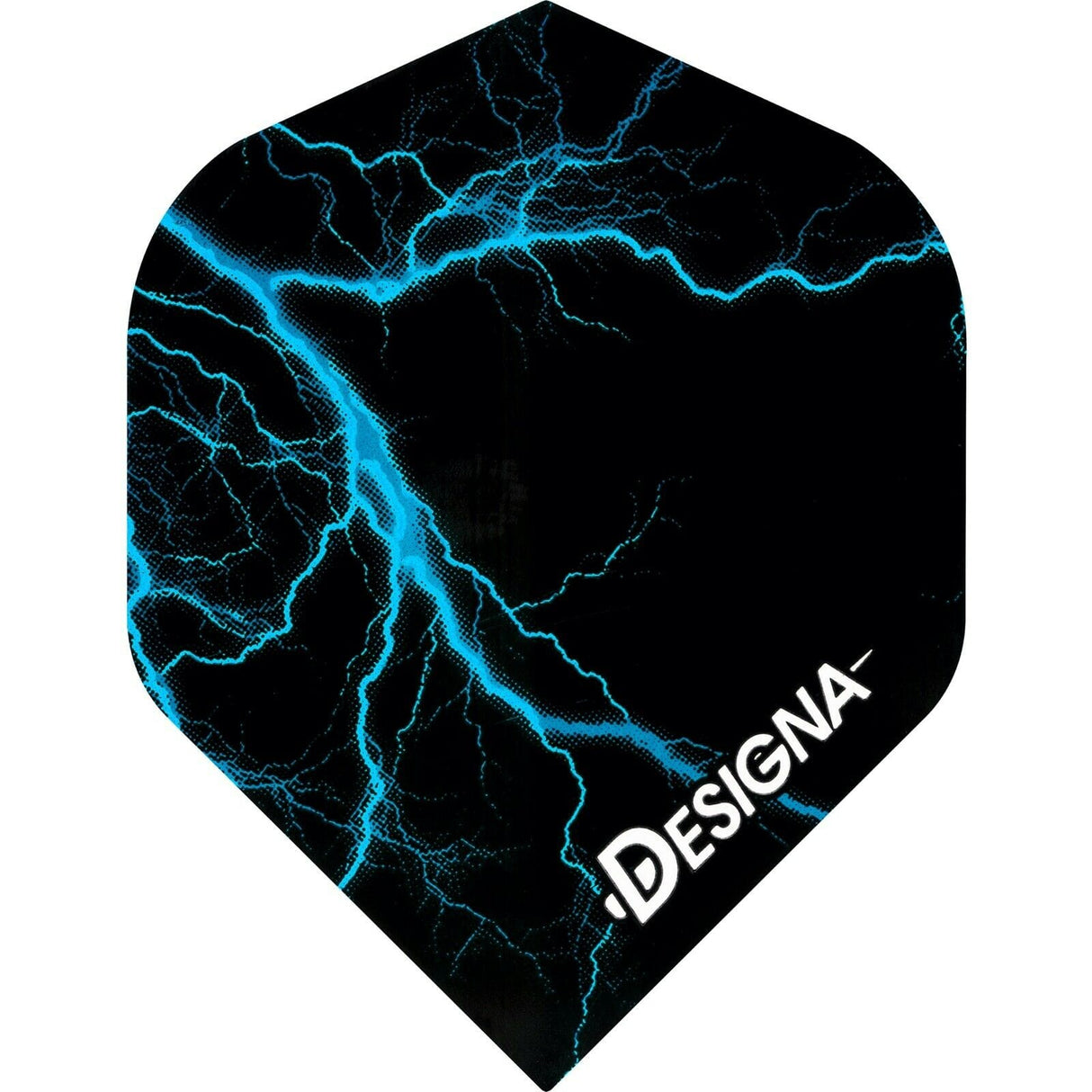 Designa Lightning Strike Dart Flights - Extra Strong - Std Blue