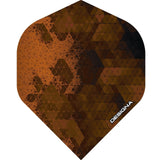 Designa Rock Dart Flights - 100 Micron - No2 - Std Orange