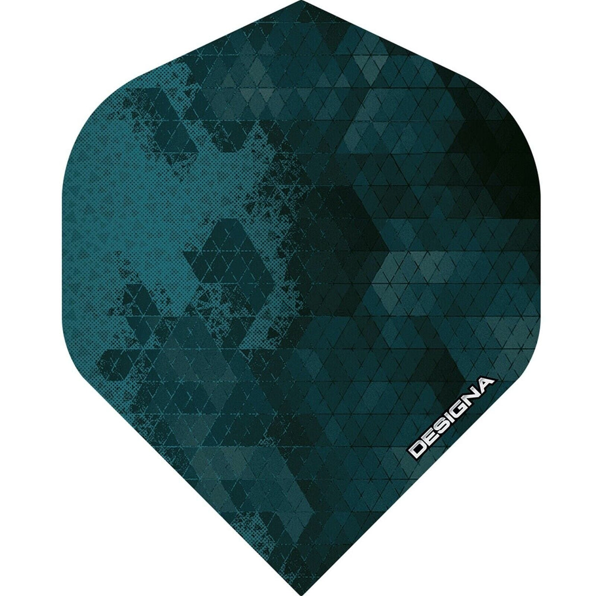 Designa Rock Dart Flights - 100 Micron - No2 - Std Shadow Blue