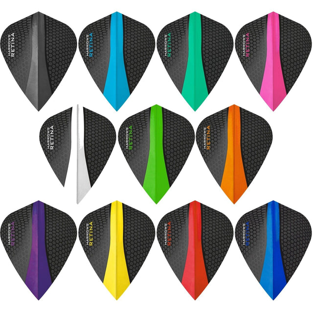 Harrows Retina Dart Flights - Kite Shape