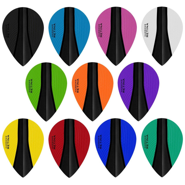 Harrows Retina-X Dart Flights - Pear