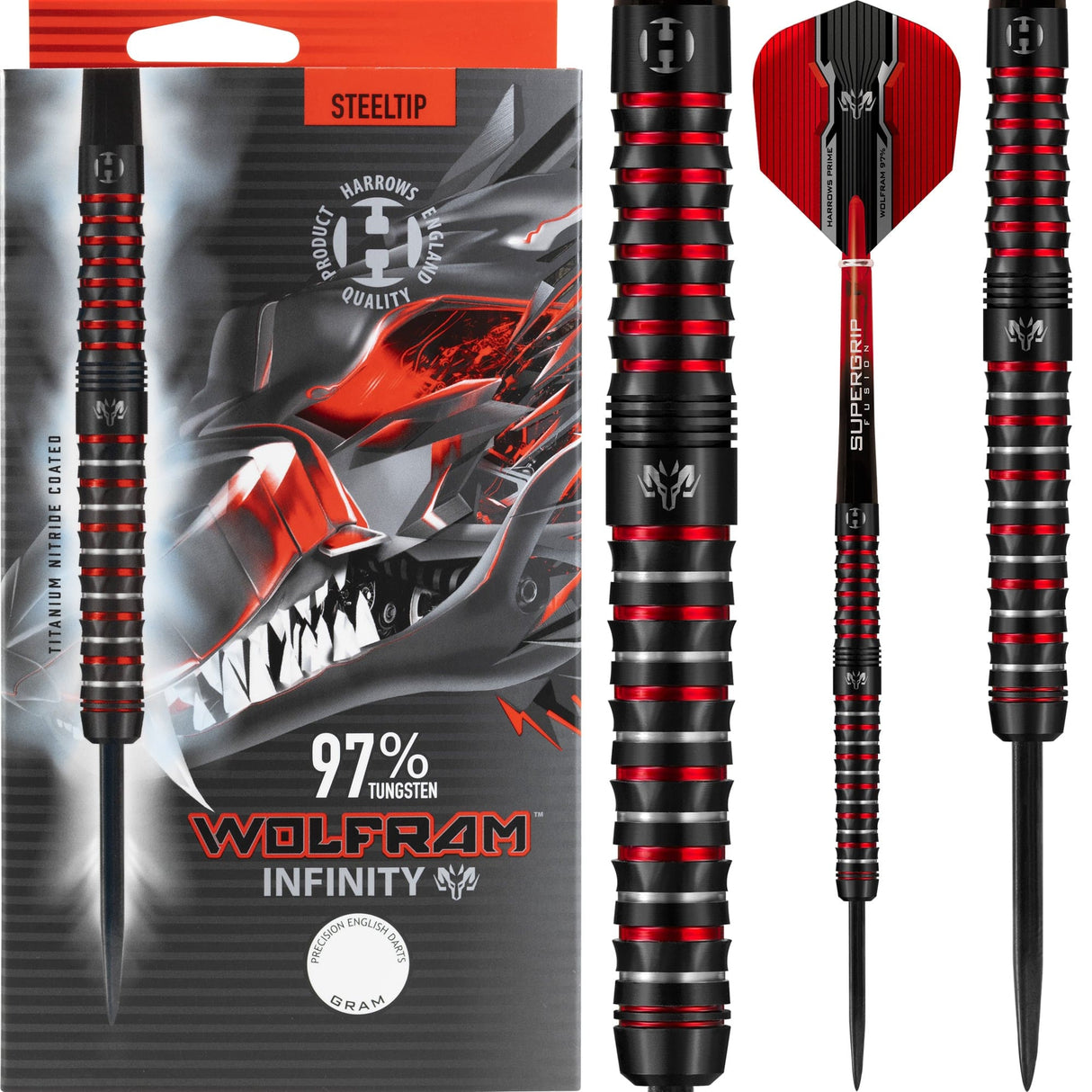 Harrows Wolfram Infinity Darts - Steel Tip Tungsten