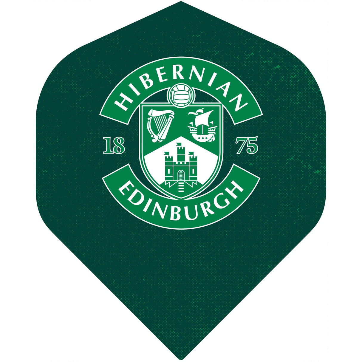 Hibernian FC - Official Licensed - Dart Flights - No2 - Std - F2 - Dark Crest