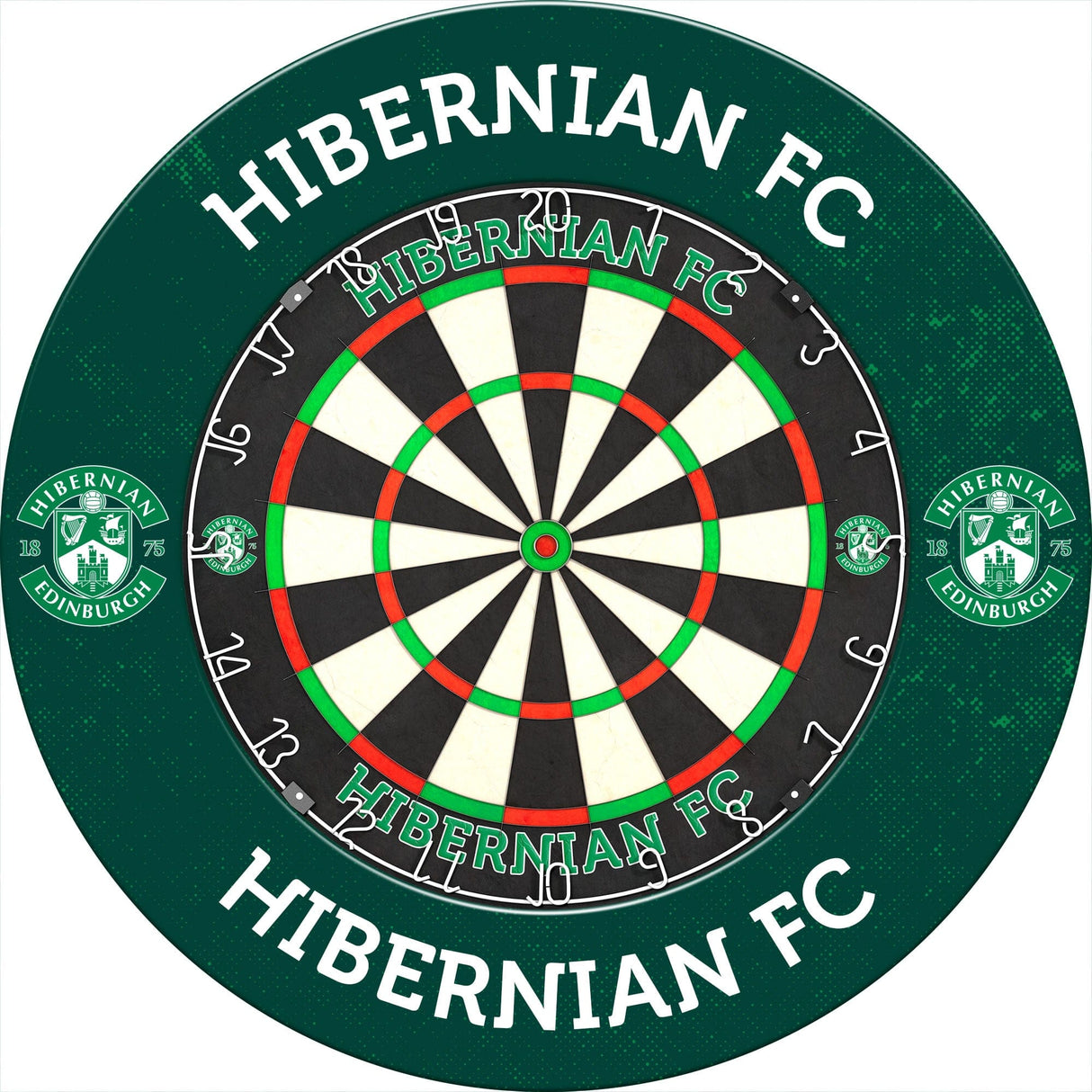 Hibernian FC - Official Licensed - Dartboard Surround - S3 - Dark Crest