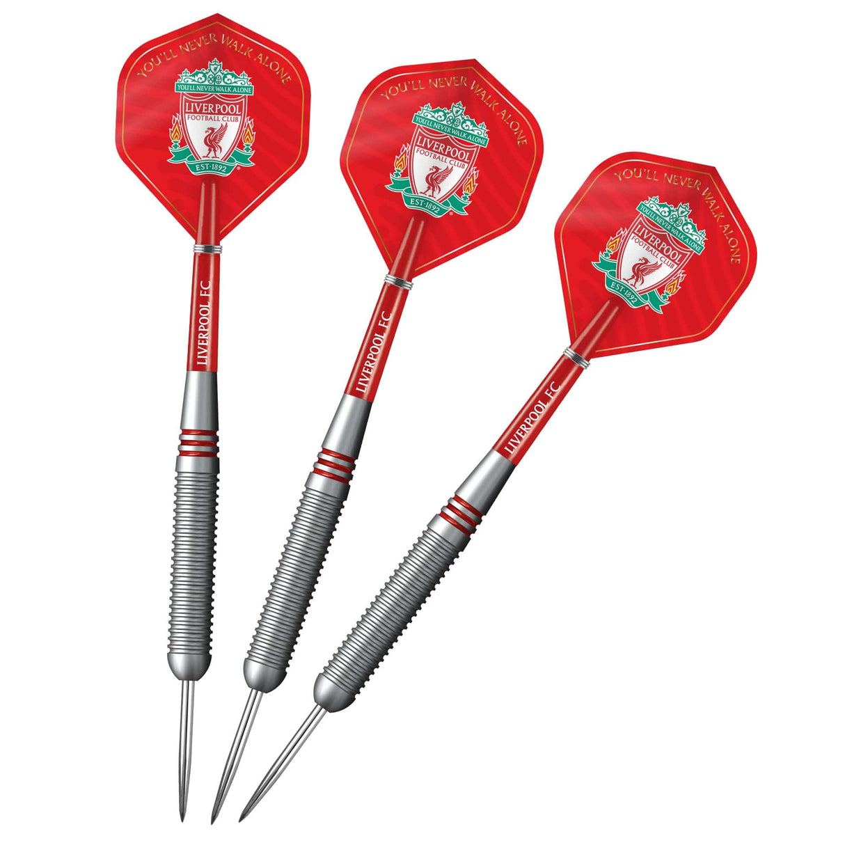 Liverpool FC Darts - Steel Tip Brass - Official Licensed - LFC - 22g 22g