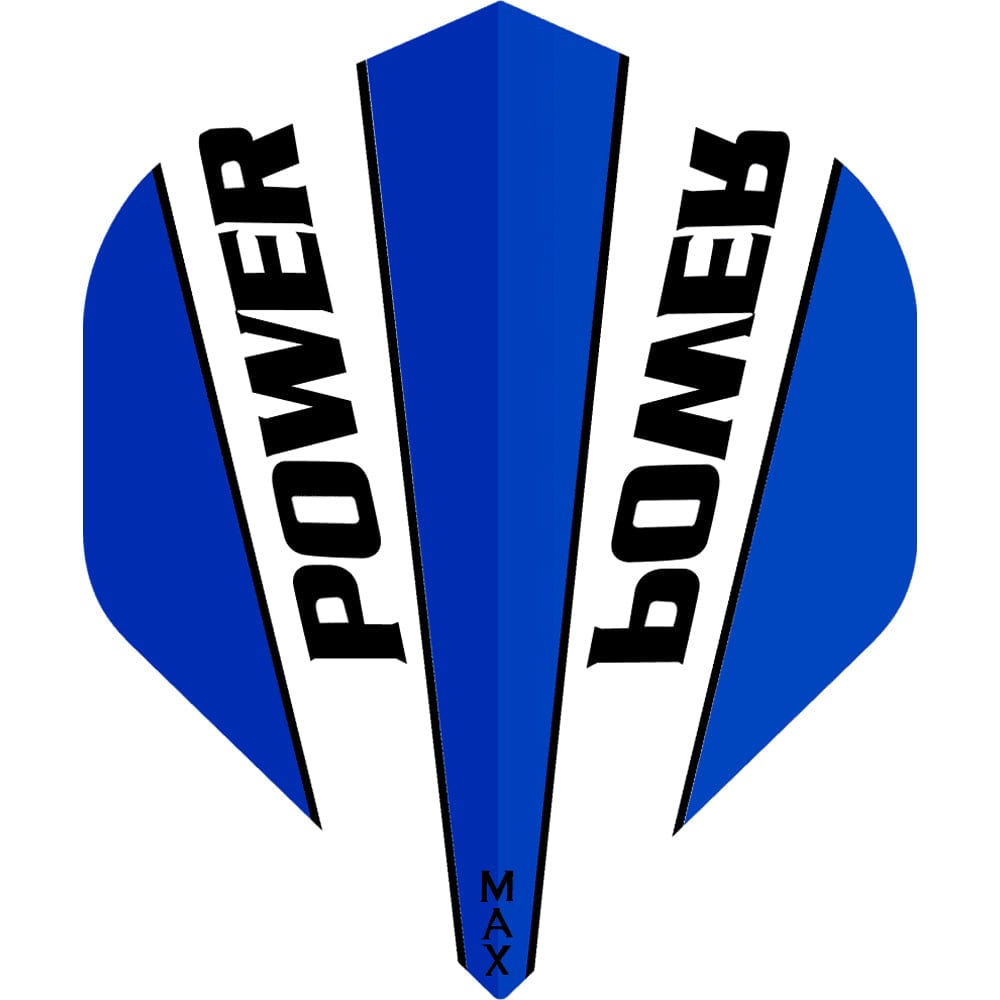 McCoy Power Max Dart Flights - 150 Micron - No2 - Std - Transparent Blue