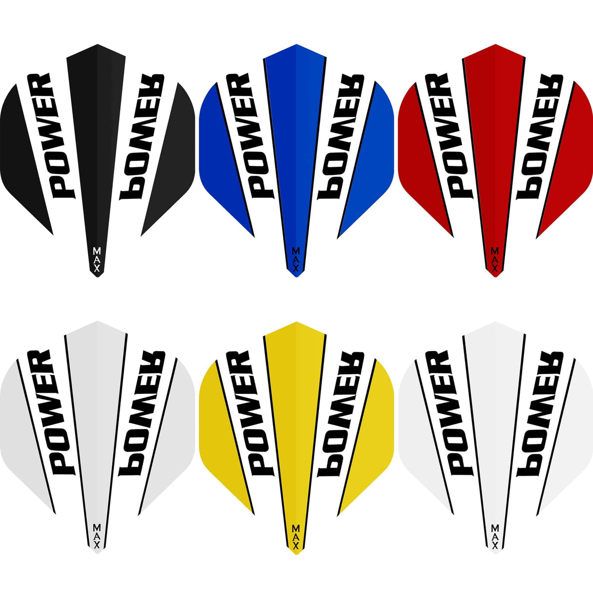 McCoy Power Max Dart Flights - 150 Micron - No2 - Std - Transparent