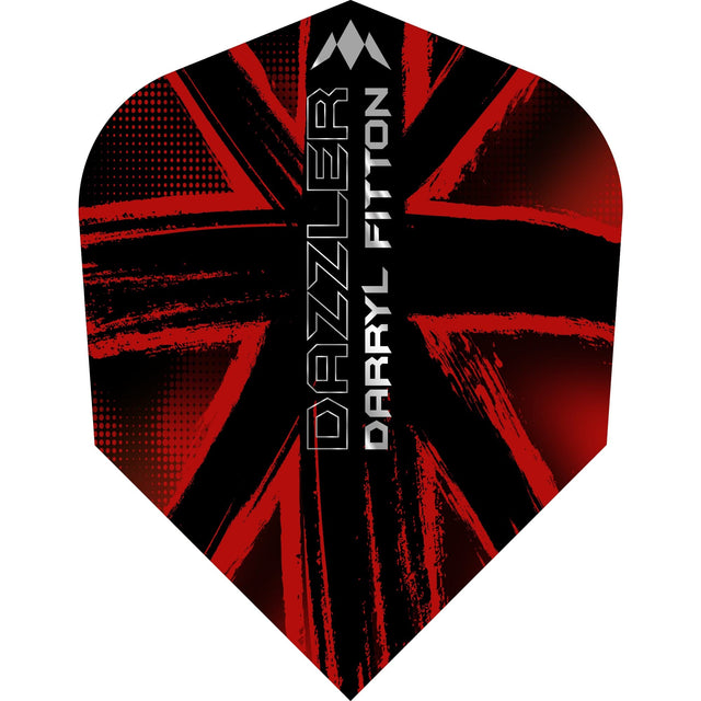 Mission Solo Dart Flights - 100 Micron - No6 - Shape - Darryl Fitton - The Dazzler