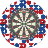 Mission Dartboard Surround - Nederland Design - White - Art Deco