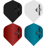 Mission Logo 150 Dart Flights - 150 Micron - No2 - Std - Matt