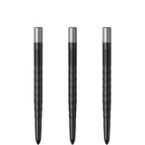 Mission Ripple Dart Points - Steel Tip Replacement Points - Black 32mm