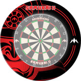 Mission Samurai II Professional Dartboard Surround - Red