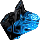 Mission Solo Dart Flights - Std - No2 - Samurai Infinity - Blue