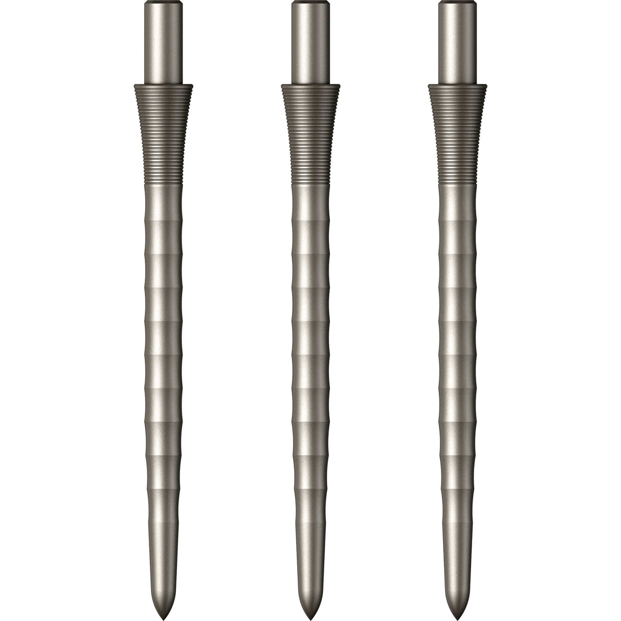 Mission Sniper Points - Steel Tip - Precision Spare Points - Ripple - Silver 32mm