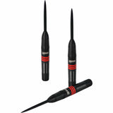 One80 Raise B Darts - Steel Tip - Black - Red Rings