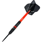 One80 Raise B Darts - Steel Tip - Black - Red Rings