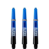 *Perfect Darts - Two Tone Shafts - Polycarbonate - Black & Blue - 3 Sets Pack Tweenie