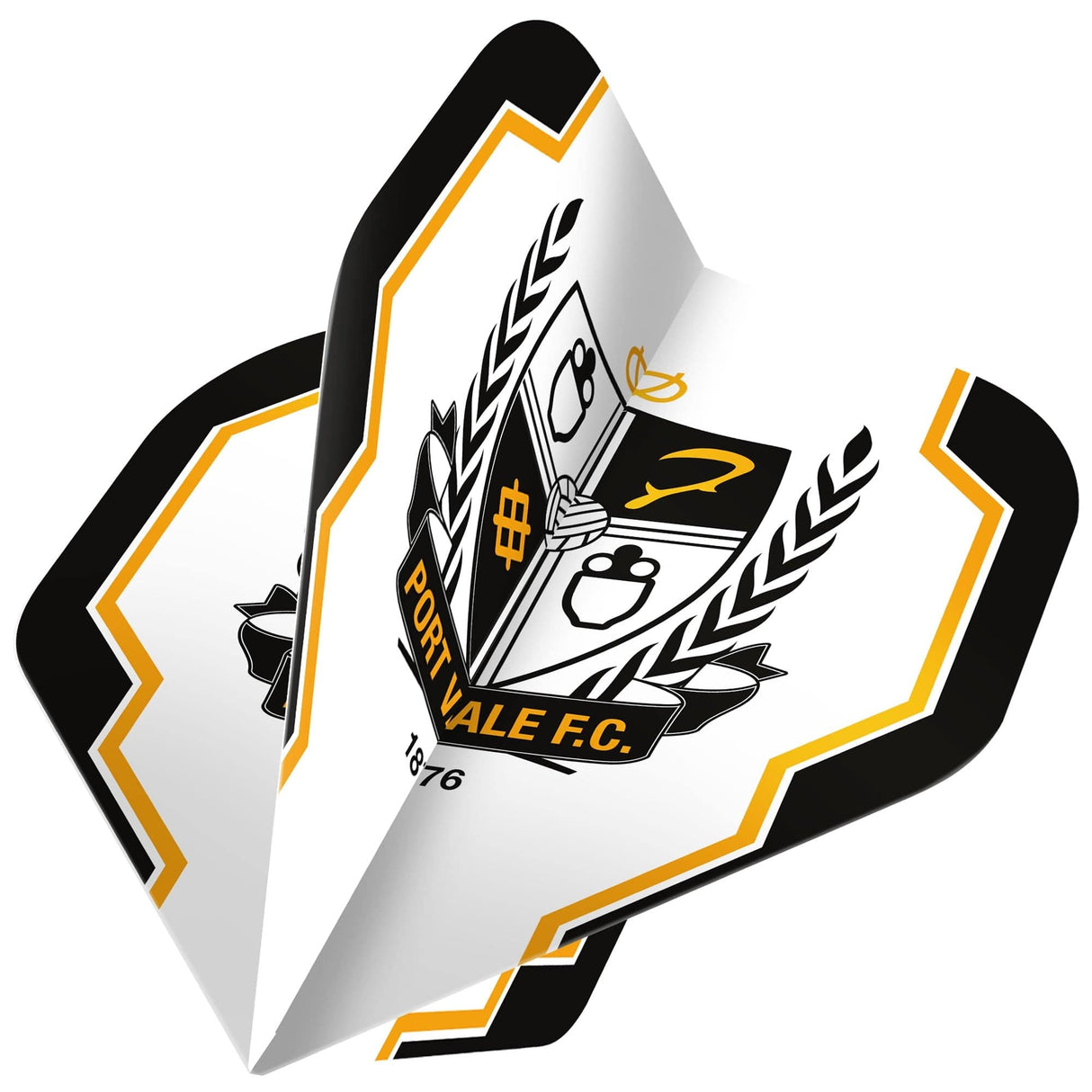 Port Vale FC - Official Licensed - The Valiants - Dart Flights - F1 - Logo with Trim