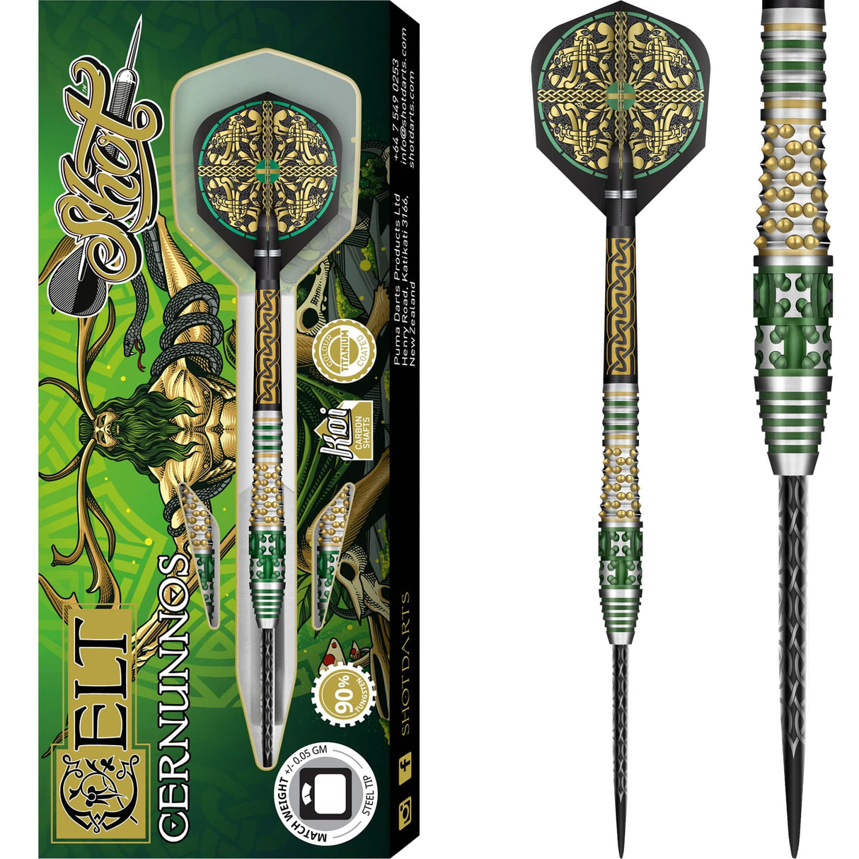 Shot Celt Darts - Steel Tip Tungsten - Cernunnos 22g